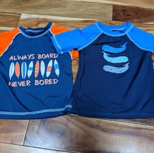 2 Toddler Toddler Boy Swim Rashguards